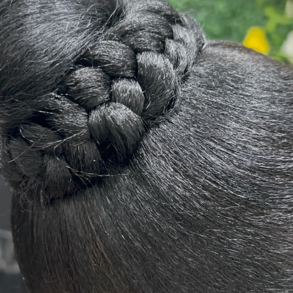 Low-Bun-with-Braids